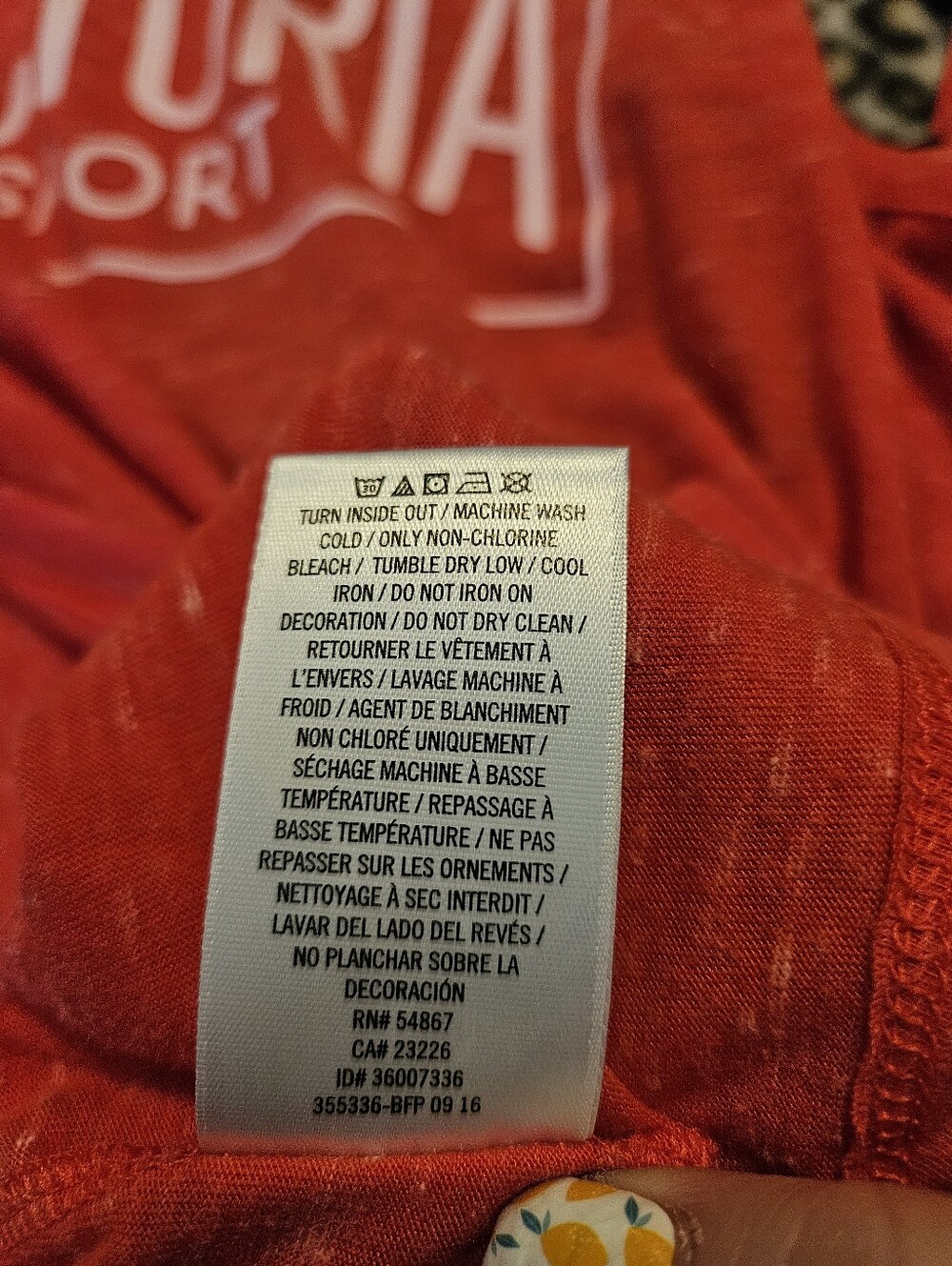 Victoria's Secret 'Victoria Sport' Women's Marl Red/Orange Tank Top, Size Large - Picture 9 of 11